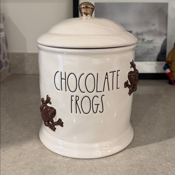 Rae Dunn Other - Make an offer! New! Harry Potter X Rae Dunn Chocolate Frogs Cookie Jar